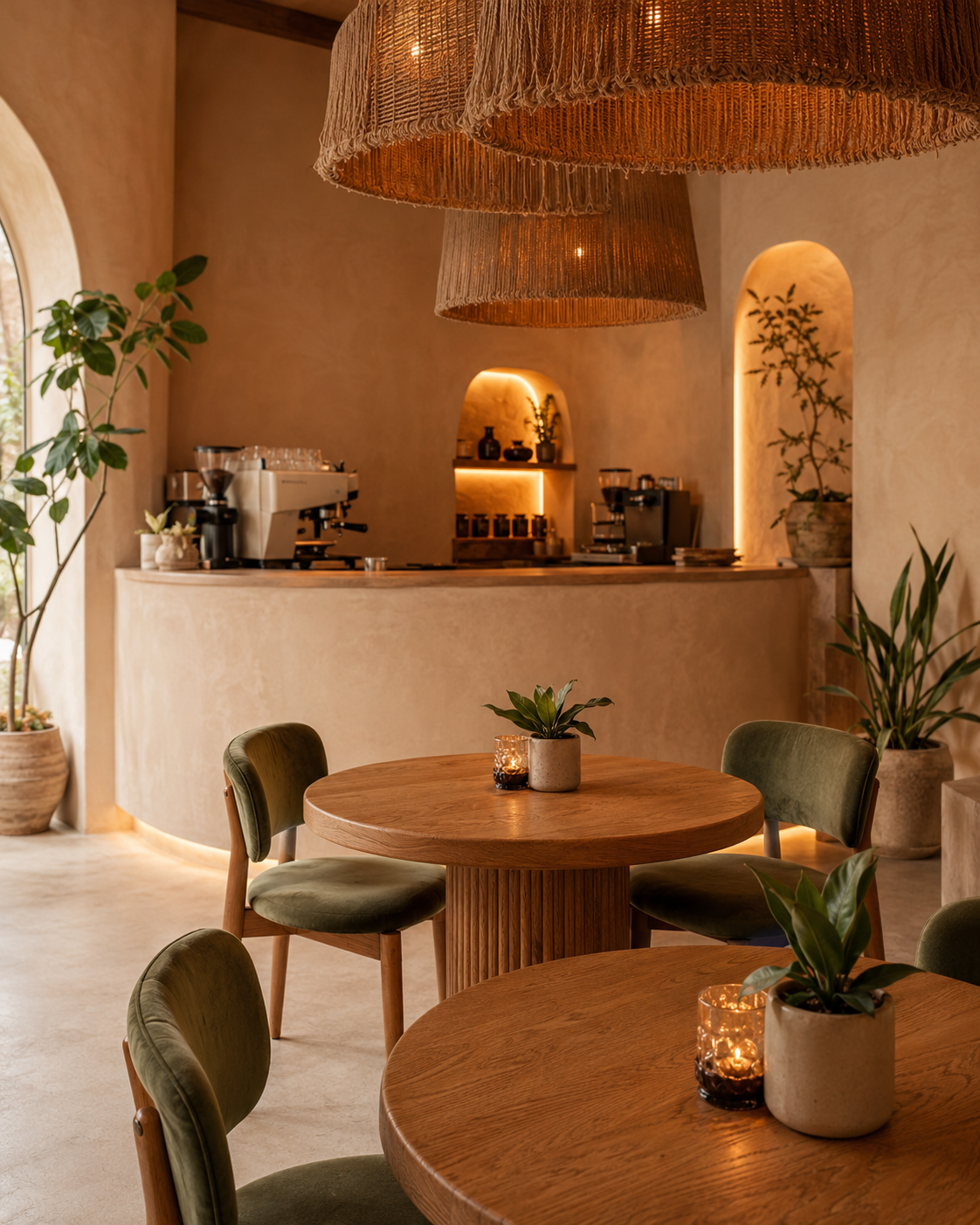 Praia Cafe setting